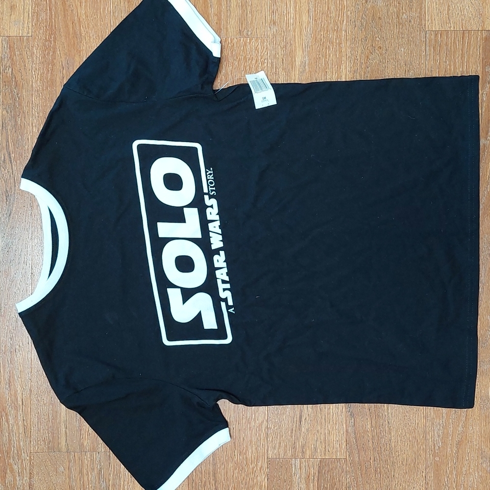 Disney Star Wars NWT Womens Small T-Shirt SOLO